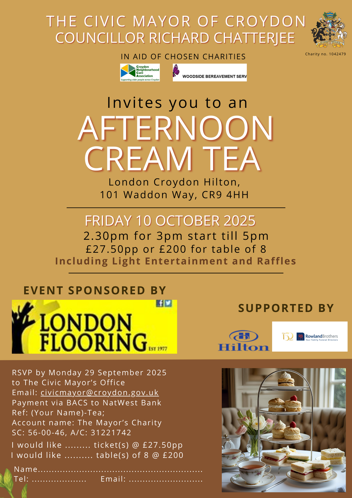 Afternoon Tea October 2025
